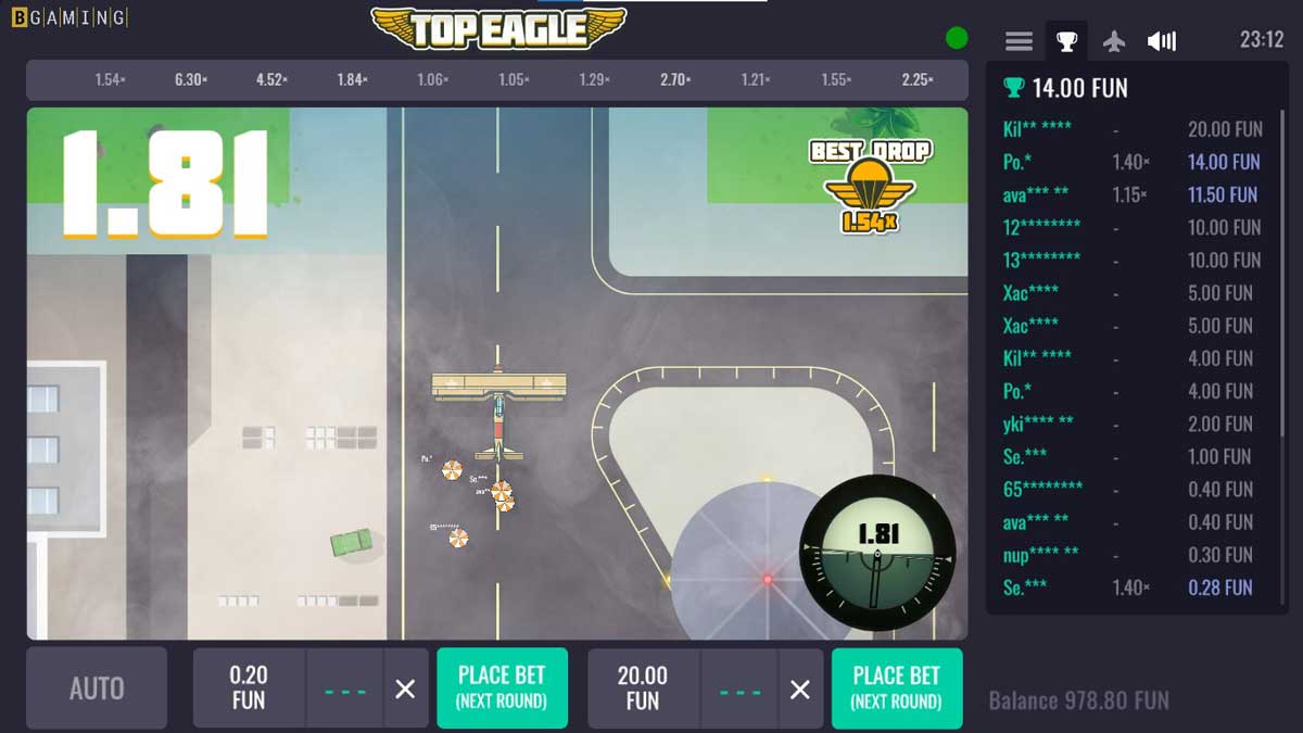 Top Eagle slot machine game